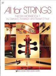 All for Strings vol.1 (english) - Theory Workbook - Viola - Gerald Anderson / Arr. Robert S. Frost