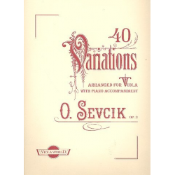 40 Variations op.3 for violin - Otokar Sevcik