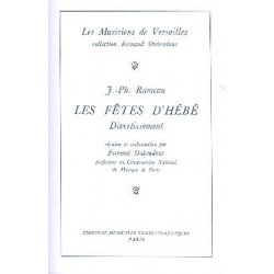 Les fêtes d'hébé pour orchestre - Jean-Philippe Rameau