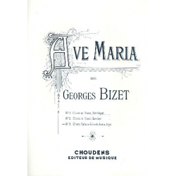 Ave Maria no.3 pour chant, violon - Georges Bizet