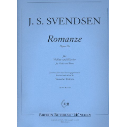 Romanze op.26 für Violine -Johan Severin Svendsen