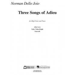 Three Songs of Adieu - Norman Dello Joio - Norman Dello Joio