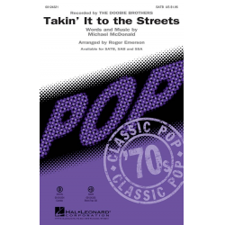 Takin' It to the Streets - Michael McDonald / Arr. Roger Emerson