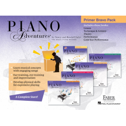 Piano Adventures Primer Bravo Pack -Nancy Faber