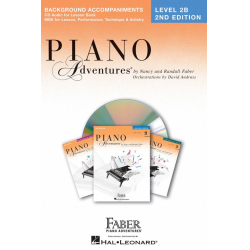 Piano Adventures Level 2B - Lesson Book CD -Nancy Faber