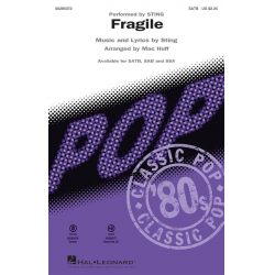 Fragile (SATB) - Sting / Arr. Mac Huff