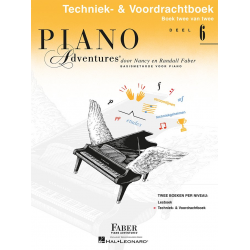 Piano Adventures Techniek- & Voordrachtboek Deel 6 - Nancy Faber