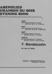 Abendlied / Evening Song - Felix Mendelssohn-Bartholdy / Arr. Jos van der Veken