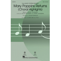 Mary Poppins Returns (Choral Highlights) -Marc Shaiman / Arr.Roger Emerson