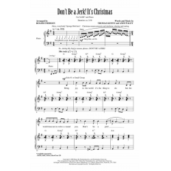 Don't Be a Jerk It's Christmas ShowTrax CD - Andy Paley_Thomas Kenny / Arr. Roger Emerson