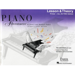 Piano Adventures All In Two Primer Level -Nancy Faber