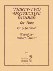 Thirty-Two Instructive Studies for Flute - Giuseppe Gariboldi