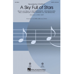A Sky Full of Stars - Chris Martin & Guy Berryman & Jon Buckland & Tim Bergling & Will Champion / Arr. Mac Huff