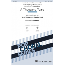 A Thousand Years (SATB) - Christina Perri / Arr. Mac Huff