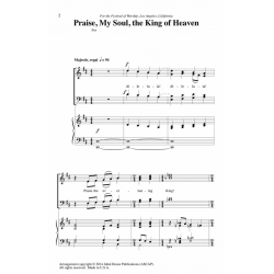 Praise, My Soul, the King of Heaven - Henry Lyte / Arr. John Goss