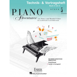 Piano Adventures Stufe 5 - Technik- & Vortragsheft Band 2 - Nancy Faber