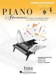 Piano Adventures: Unterrichtsheft Stufe 6 - Nancy Faber