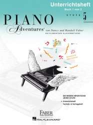 Piano Adventures Stufe 5 - Unterrichtsheft Band 1 -Nancy Faber