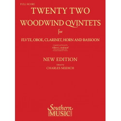 22 Woodwind Quintets - New Edition - Albert J. Andraud / Arr. Charles Neidich