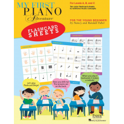 My First Piano Adventure - Flashcard Sheets - Nancy Faber