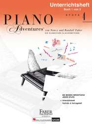 Piano Adventures Stufe 4 -  Unterrichtsheft Band 1 -Nancy Faber
