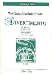 Divertimento B-Dur Nr.4 KV Anh.229 (439b) - Wolfgang Amadeus Mozart / Arr. Günther Weigelt