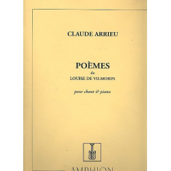Poemes de Louise de Vilmorin pour chant - Claude Arrieu