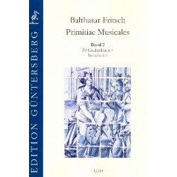 Primitiae musicales Band 2 - Balthasar Fritsch