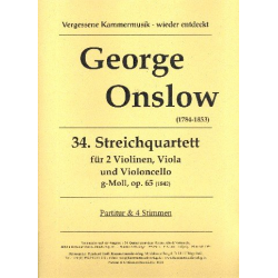 Quartett g-Moll Nr.34 op.65 - George Onslow