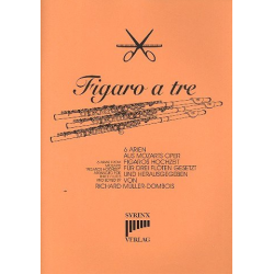 Figaro a Tre für 3 Flöten - Wolfgang Amadeus Mozart