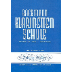 Klarinettenschule Band 5 Zweiter Teil op.64 - Carl Baermann / Arr. Oskar Schubert