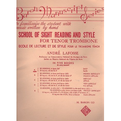 School of Sight Reading and Style vol.A (easy) - Andre Lafosse