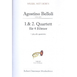 3 Quartette für 4 Hörner - Belloli Agostino