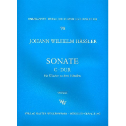 Sonate C-Dur für Klavier - Johann Wilhelm Häßler