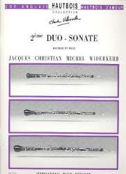 Duo-Sonate no.2 - Jaques Christian Michel Widerkehr