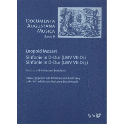2 Sinfonien in D-Dur (VII:D1  und  VII:D13) - Leopold Mozart