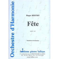 Fete pour orchestre d'harmonie - Roger Boutry