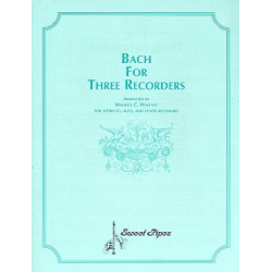 Bach for 3 recorders - Johann Sebastian Bach
