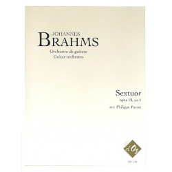 Sextuor op.18,1 pour orchestre de guitare - Johannes Brahms
