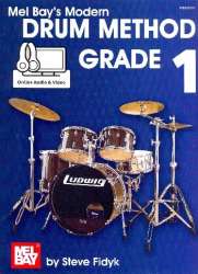 Modern Drum Method Grade 1 (+Online Audio +Video) - Steve Fidyk