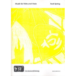 Musik für Flöte (Atlflöte in G) und Viola - Rudi Spring