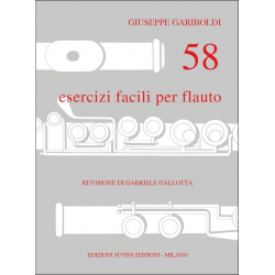 58 esercizi facili per flauto -Giuseppe Gariboldi