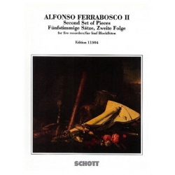 Fünfstimmige Sätze Band 2 : für 5 Blockflöten - Alfonso Ferrabosco