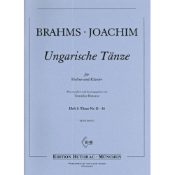 Ungarische Tänze Band 3 (Nr.11-16) - Johannes Brahms
