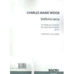 Sinfonia sacra op.81 für Orgel und - Charles-Marie Widor