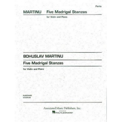 Five Madrigal Stanzas -Bohuslav Martinu