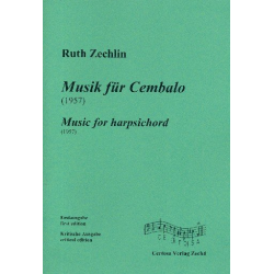 Musik für Cembalo - Ruth Zechlin