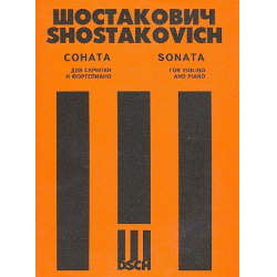 Sonate op.134 für Violine und Klavier - Dmitri Shostakovitch / Schostakowitsch
