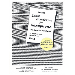 Basic Jazz Conception vol.2 for saxophone (+CD) - Lennie Niehaus