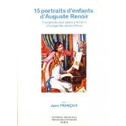 15 Portraits d'enfants d'Auguste Renoir - Jean Francaix
